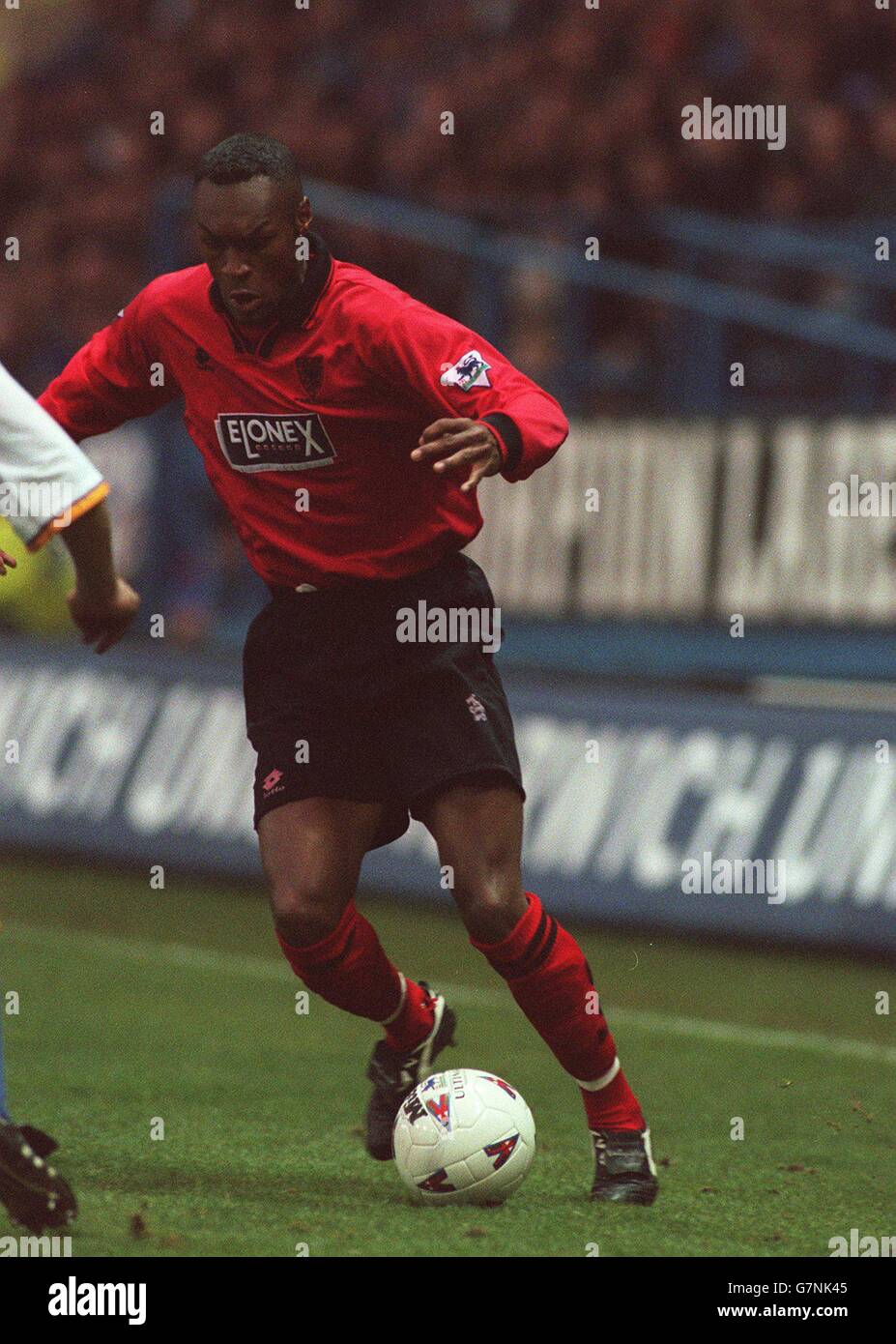 Fußball - FA Cup - Sechste Runde - Sheffield Mittwoch gegen Wimbledon. Marcus Gayle, Wimbledon Stockfoto