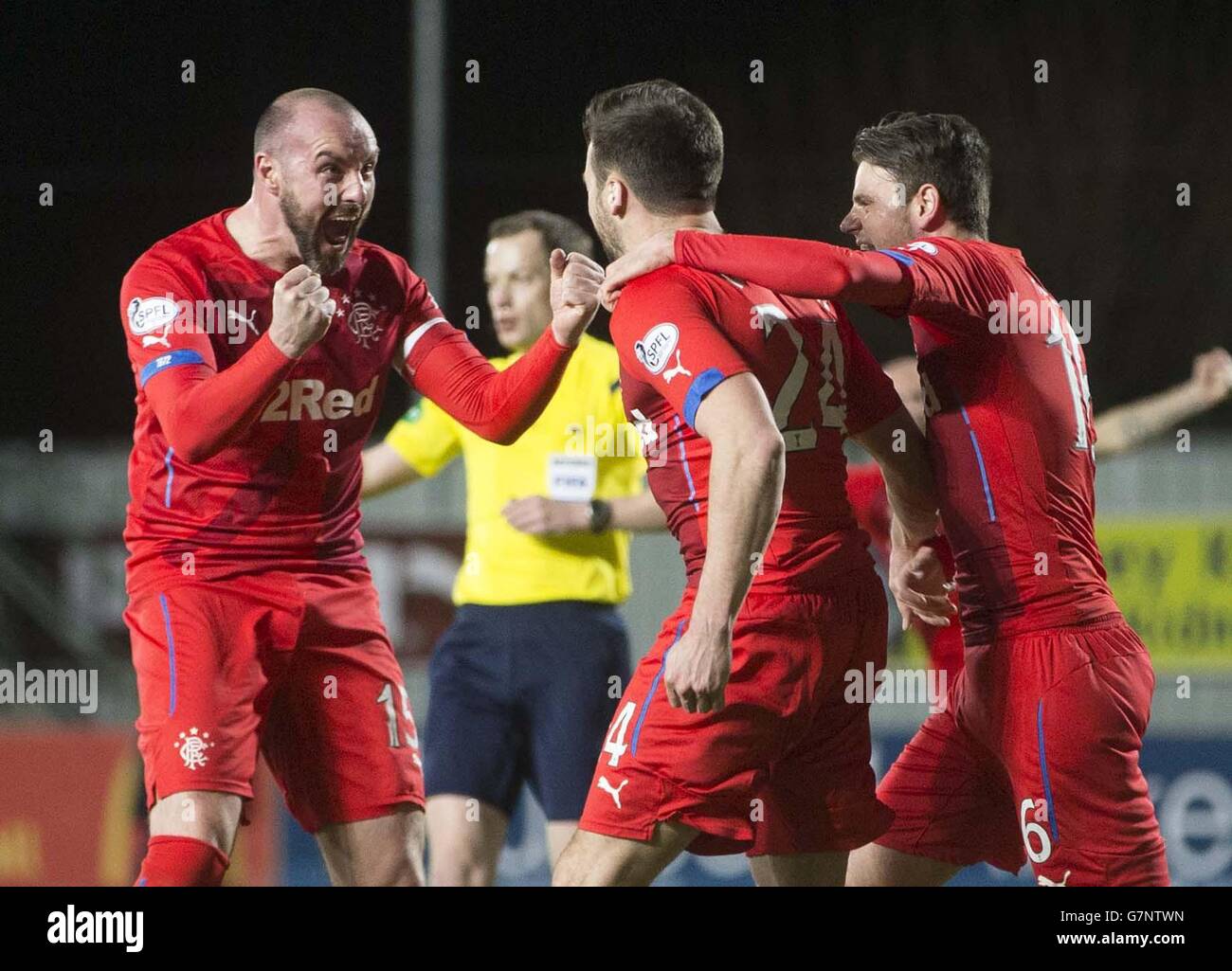 Fußball - schottische Meisterschaft - Falkirk V Rangers - Falkirk Stadium Stockfoto