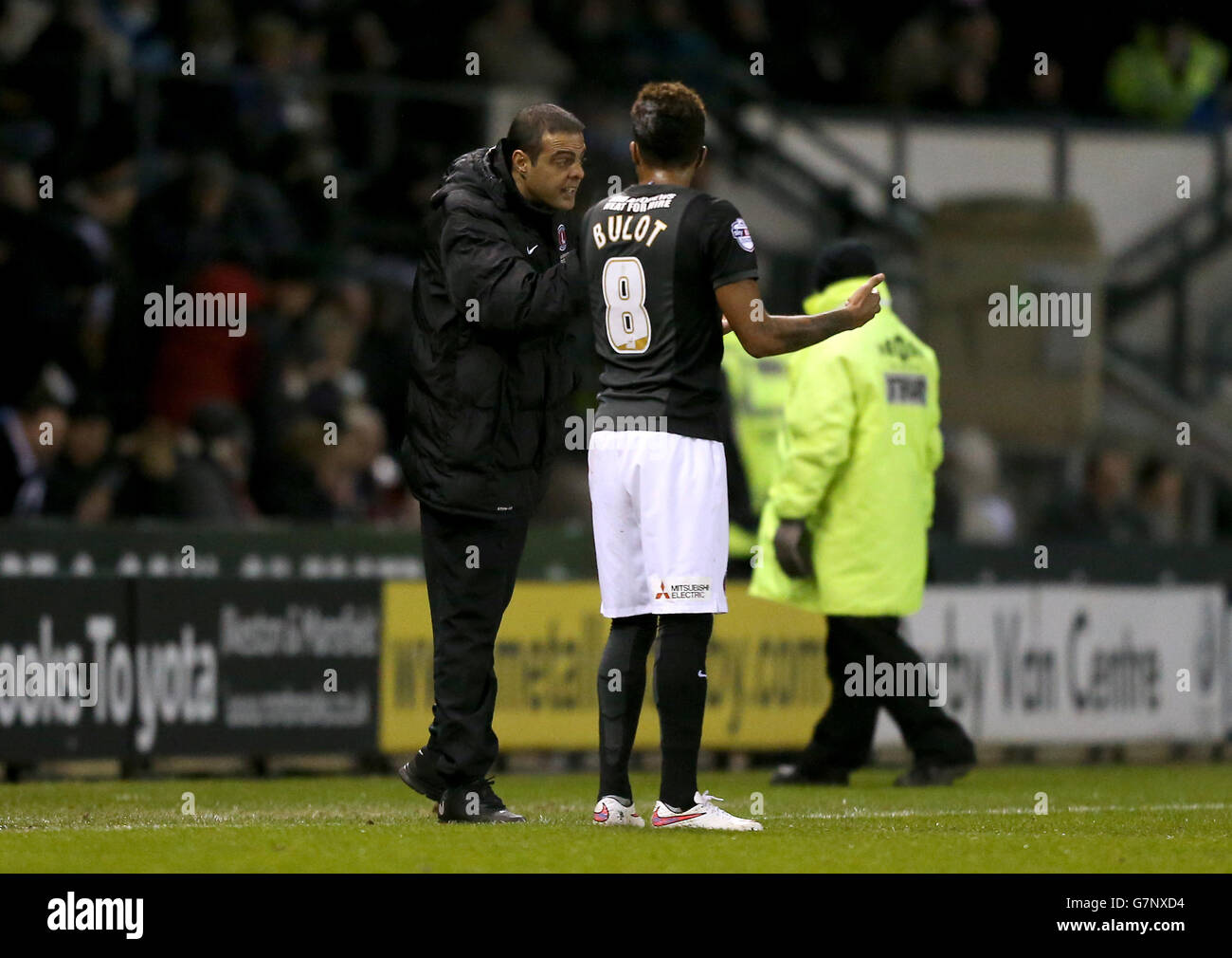 Fußball - Himmel Bet Meisterschaft - Derby County V Charlton Athletic - iPro Stadion Stockfoto