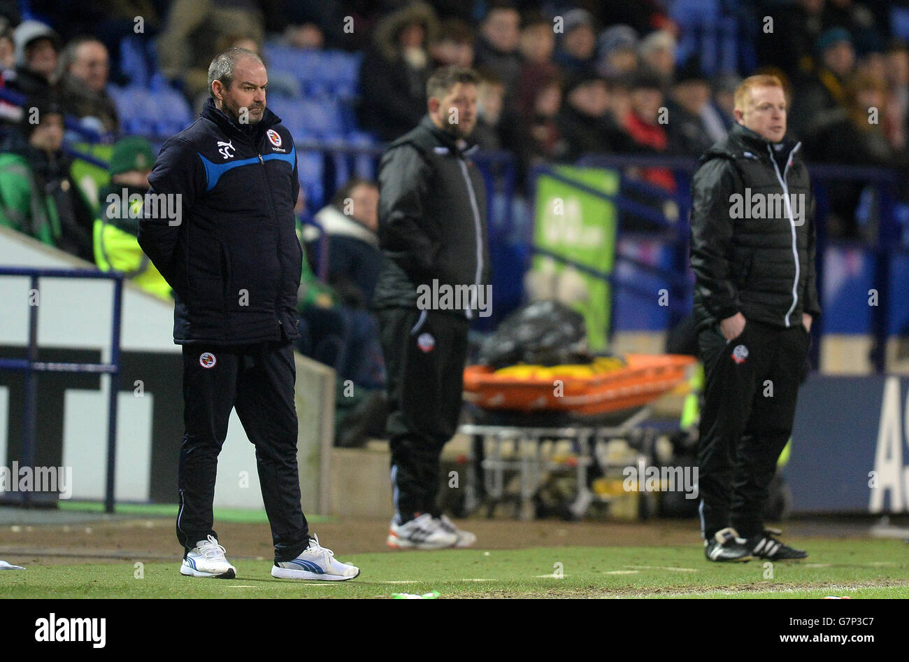 Fußball - Himmel Bet Meisterschaft - Bolton Wanderers V Reading - Macron Stadion Stockfoto
