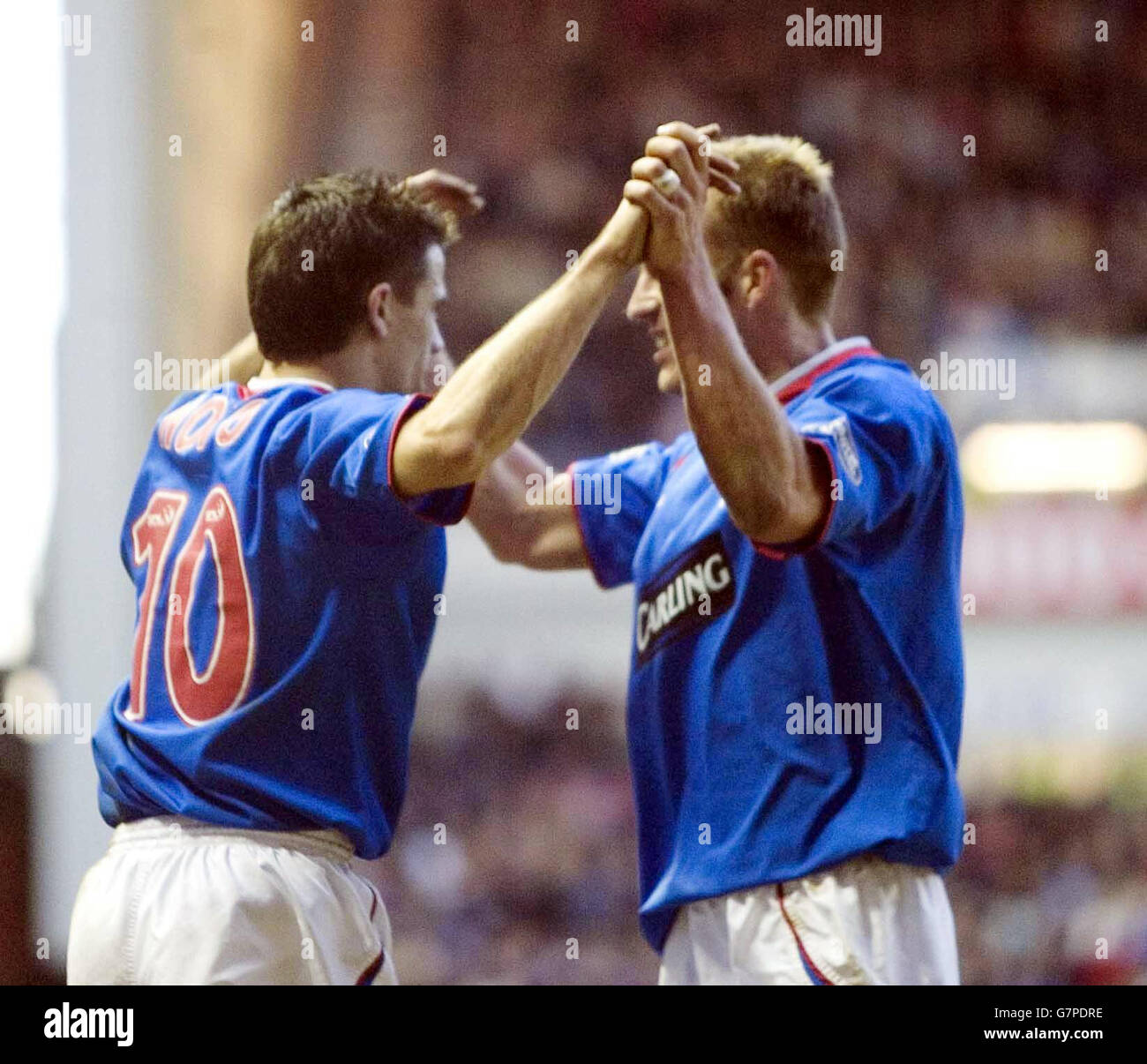 Fußball - Bank von Schottland Premier League - Rangers V Livingston - Ibrox stadium Stockfoto