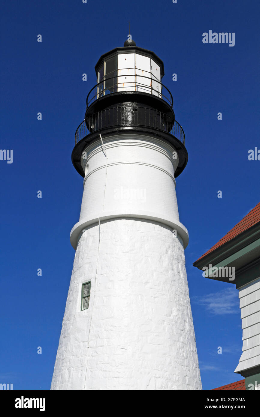 Portland Head Light, Cape Elizabeth, Maine, USA Stockfoto
