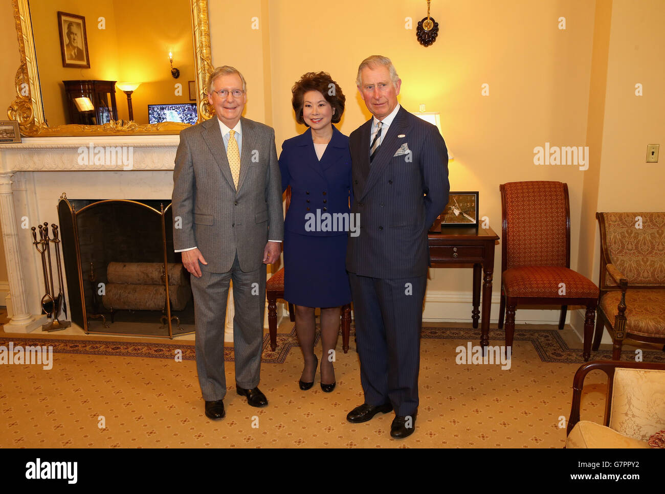 Königlicher Besuch US - Tag drei Stockfoto