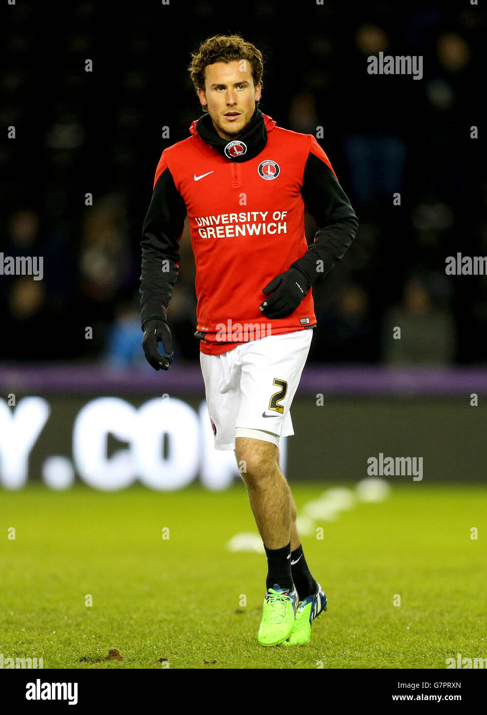 Fußball - Sky Bet Championship - Derby County / Charlton Athletic - iPro Stadium. Lawrie Wilson von Charlton Athletic Stockfoto