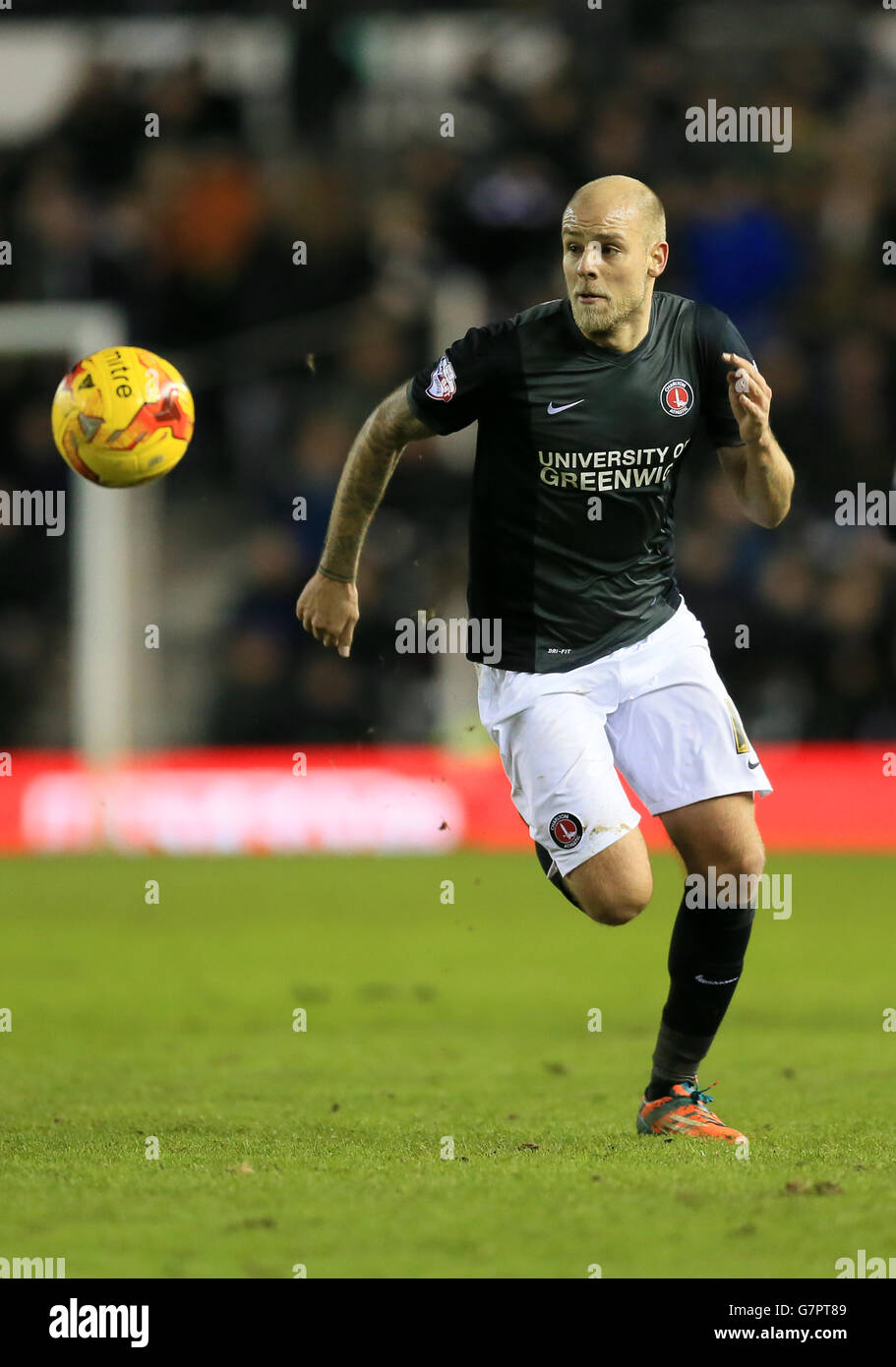 Fußball - Himmel Bet Meisterschaft - Derby County V Charlton Athletic - iPro Stadion Stockfoto