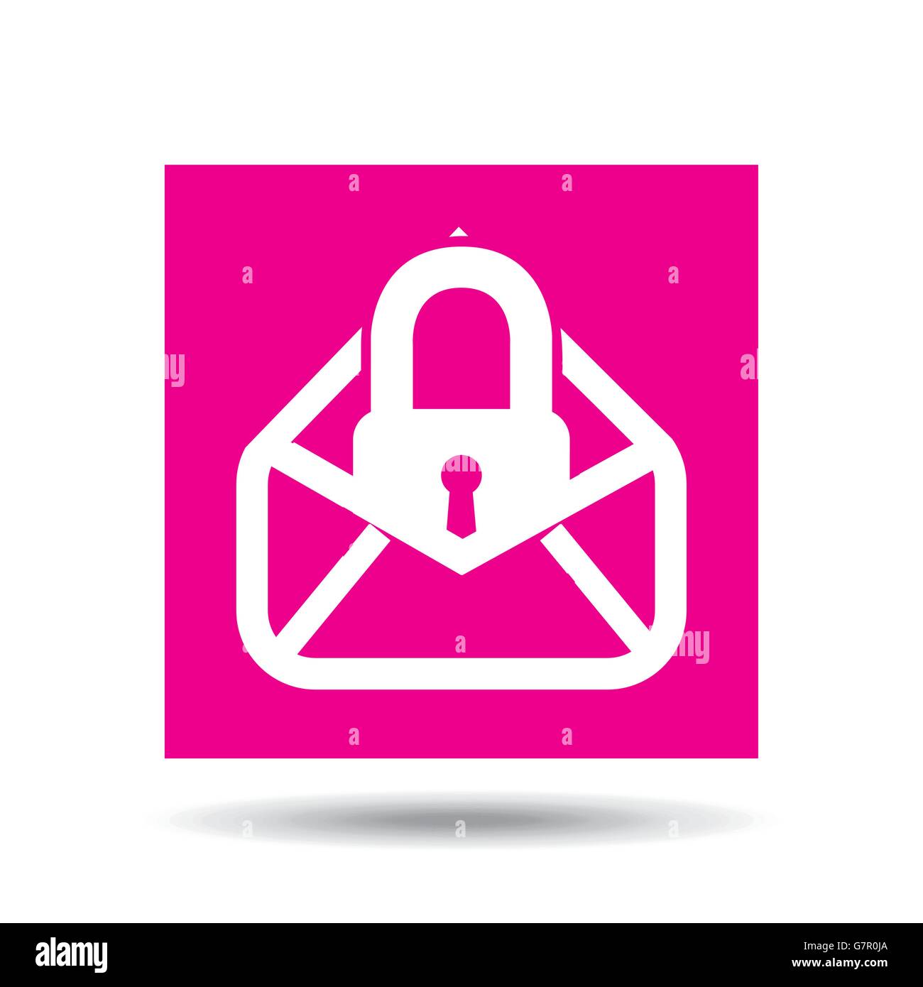 e-Mail-Einstellungen design Stock Vektor