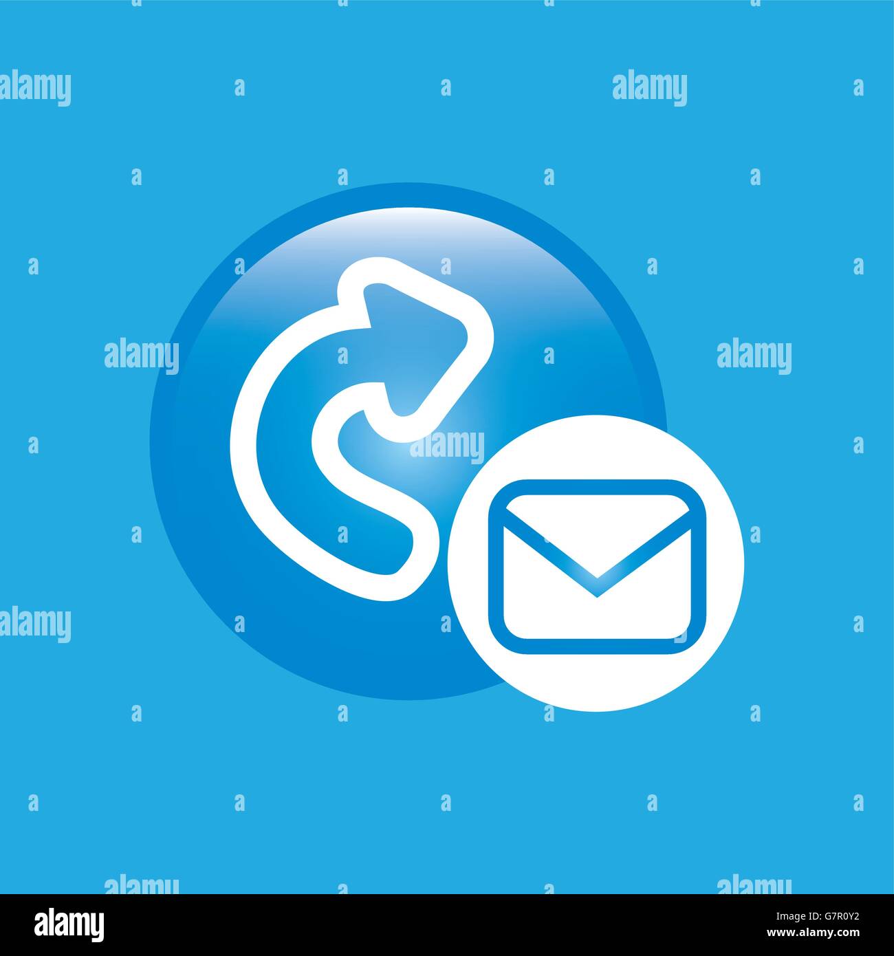 e-Mail-Einstellungen design Stock Vektor