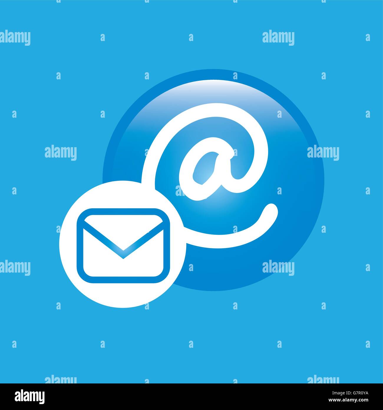 e-Mail-Einstellungen design Stock Vektor