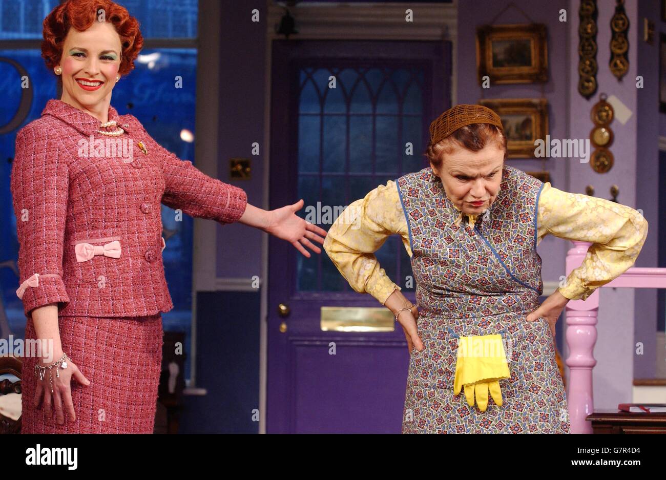 Victoria Wood 'Acorn Antiques"musikalische Photocall - Theatre Royal Haymarket Stockfoto