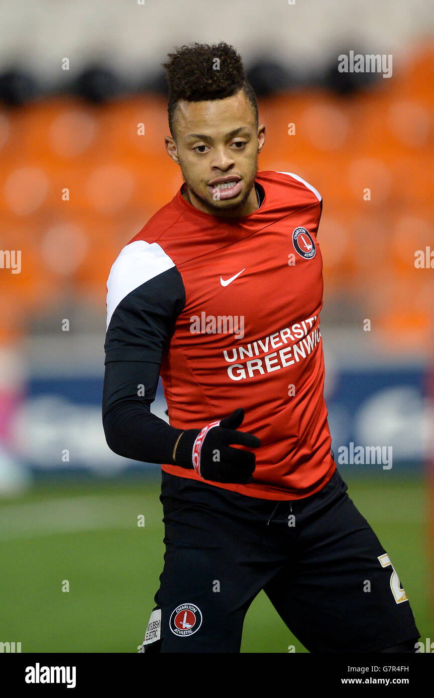 Fußball - Himmel Bet Meisterschaft - Blackpool V Charlton Athletic - Bloomfield Road Stockfoto