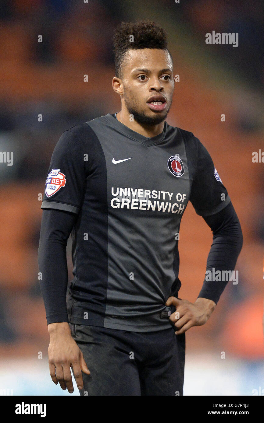 Fußball - Himmel Bet Meisterschaft - Blackpool V Charlton Athletic - Bloomfield Road Stockfoto