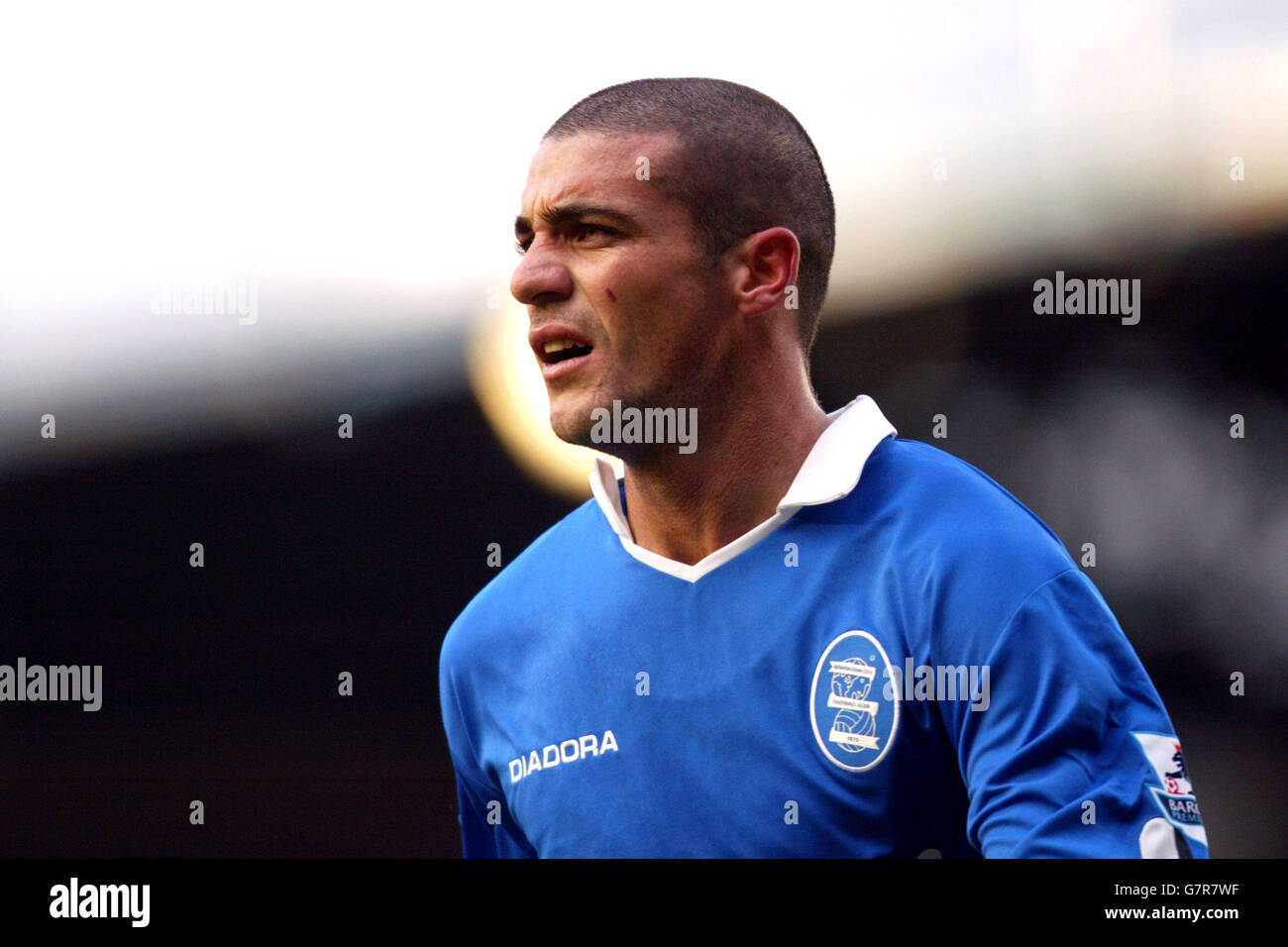Fußball - FA Barclays Premiership - Birmingham City / Liverpool - St Andrews. Walter Pandiani, Birmingham City Stockfoto