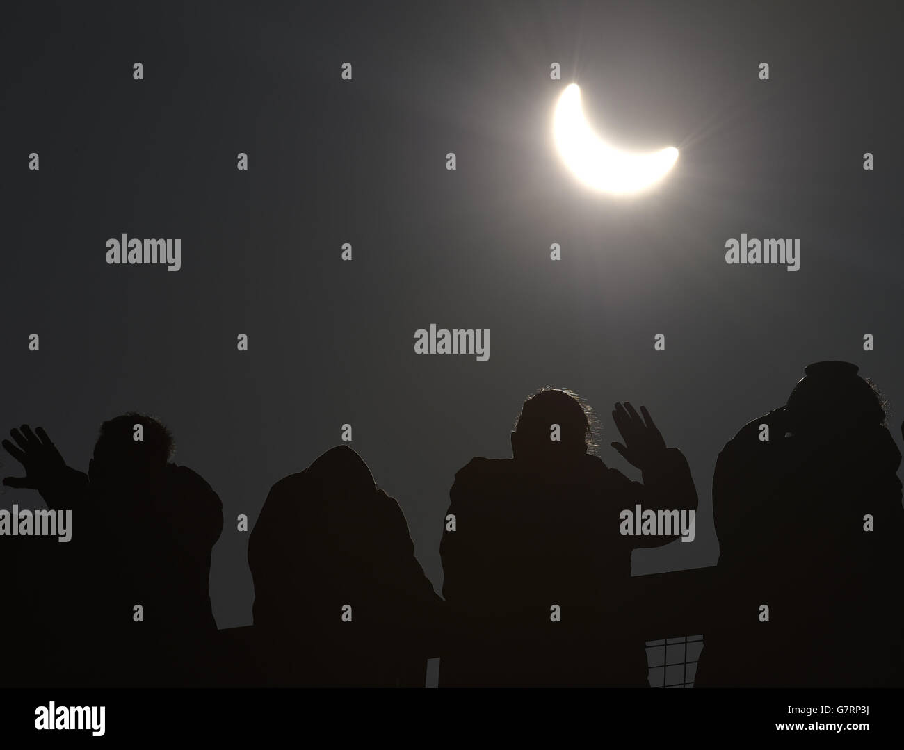 Solar Eclipse Stockfoto