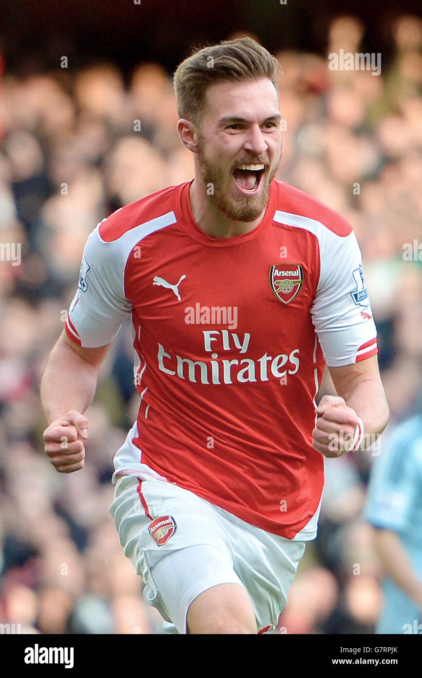 Fußball - Barclays Premier League - Arsenal V West Ham United - Emirates Stadium Stockfoto