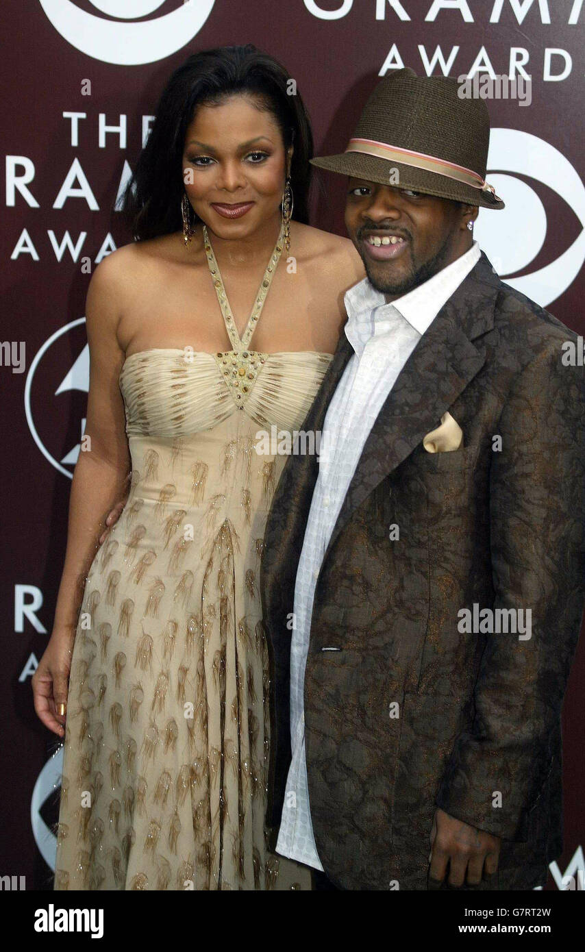 47. Grammy Awards - Staples Center - Los Angeles.. Janet Jackson und Jermaine Dupri. Stockfoto