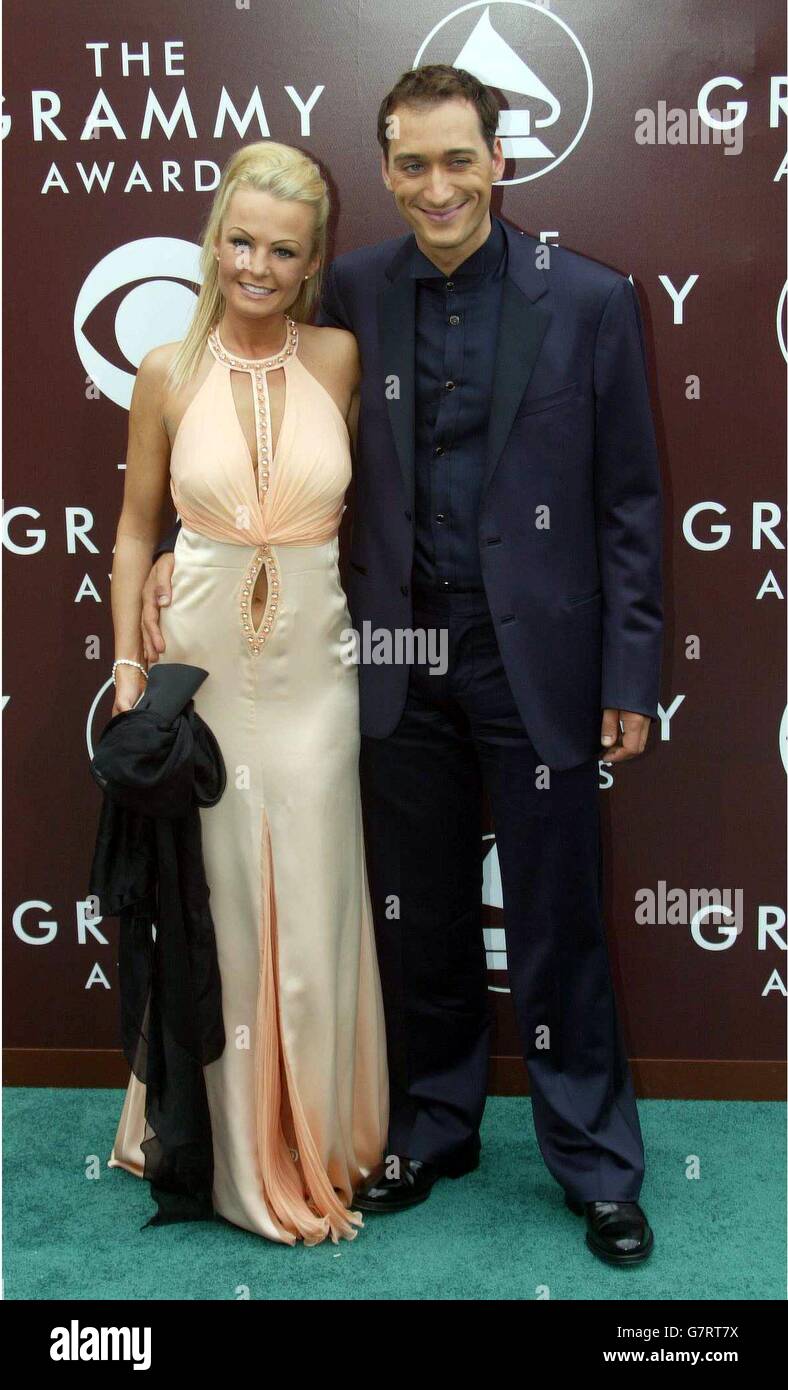 47. Grammy Awards – Staples Center – Los Angeles. Paul Van Dyk und Frau Nathassa. Stockfoto