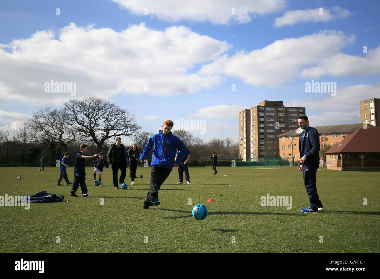 Fußball - Barclays Premier League - Queens Park Rangers V Everton - Loftus Road Stockfoto