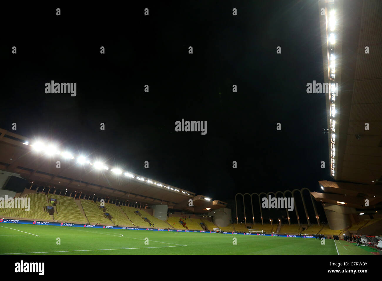 Fußball - UEFA Champions League - Runde der letzten 16 - Rückspiel - AS Monaco V Arsenal - Stade Louis II Stockfoto