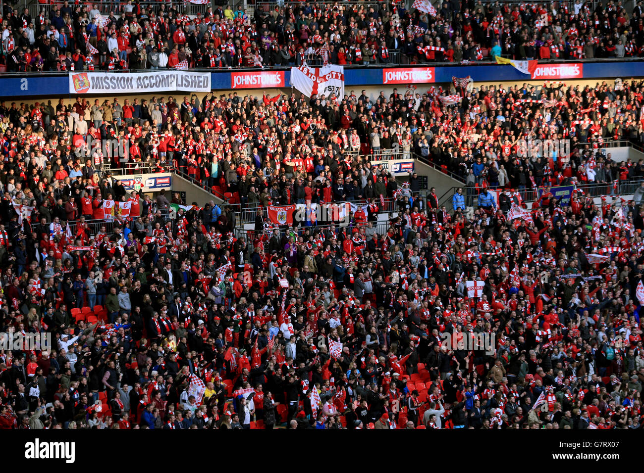 Fußball - Johnstone es Paint Trophy - Finale - Bristol City V Walsall - Wembley-Stadion Stockfoto