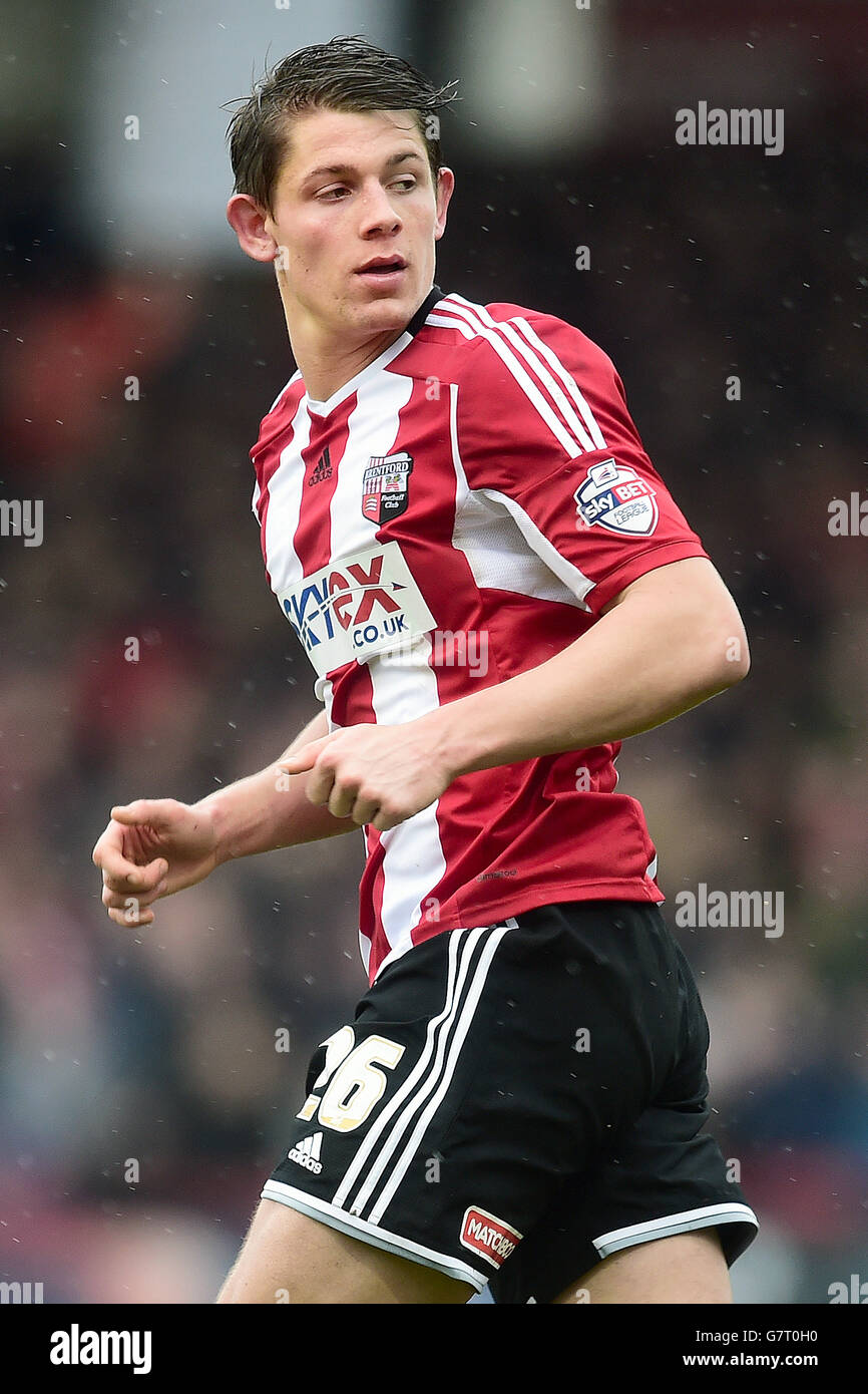 Fußball - Himmel Bet League One - Brentford V Middlesbrough - Griffin Park Stockfoto