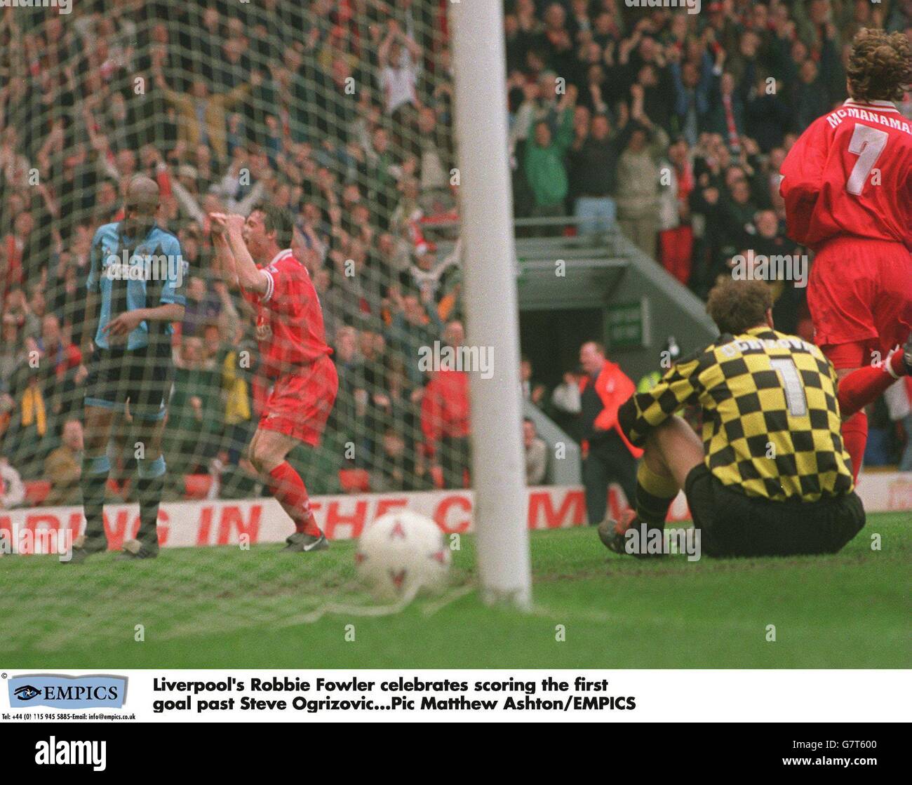 ENGLISCHER Fußball - Liverpool gegen Coventry City Stockfoto