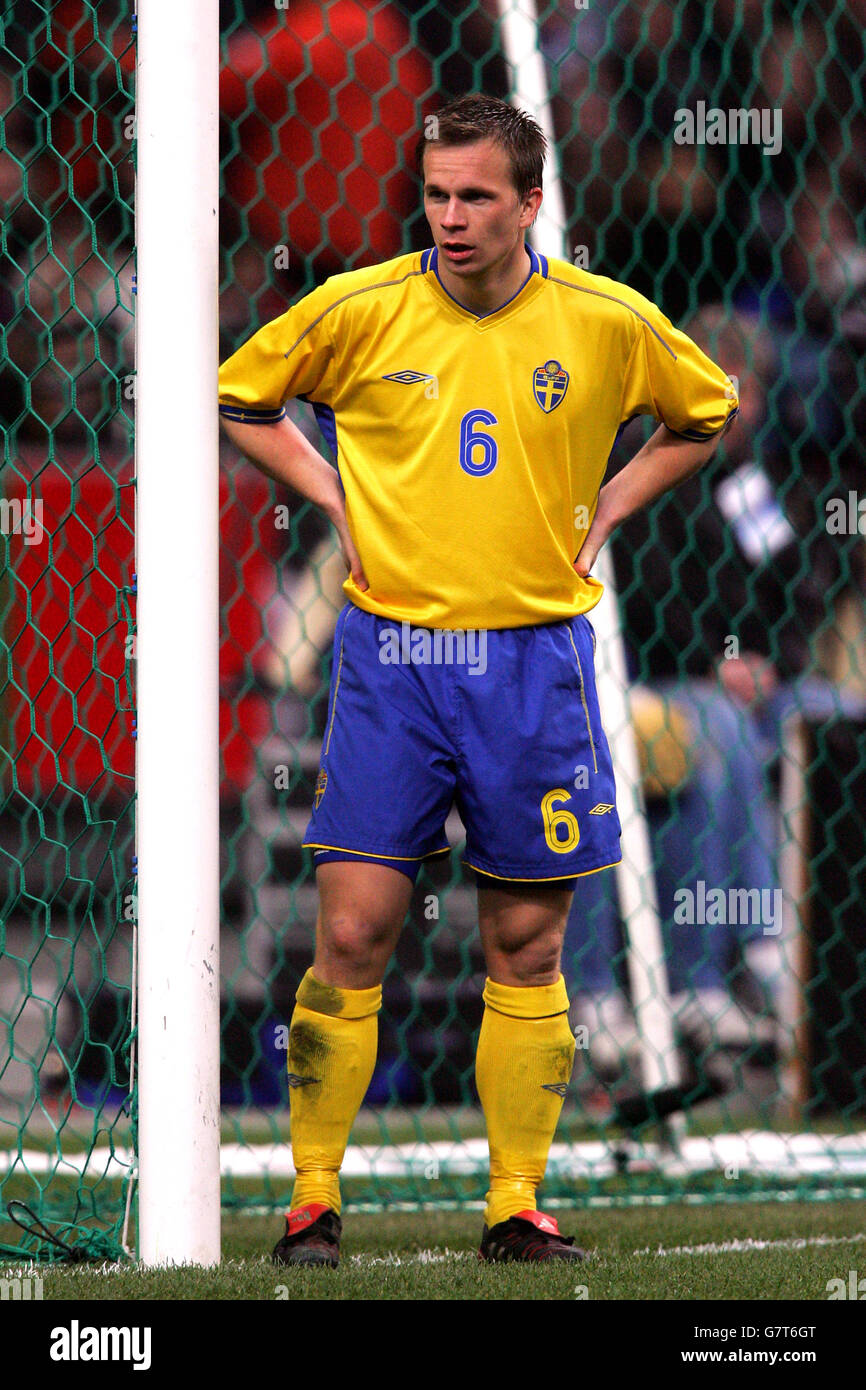 Fußball - Internationale Freundschaften - Frankreich gegen Schweden - Stade de France. Tobias Linderoth, Schweden Stockfoto