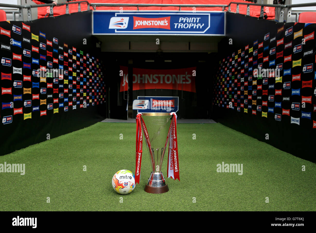 Fußball - Johnstone es Paint Trophy - Finale - Bristol City V Walsall - Wembley-Stadion Stockfoto