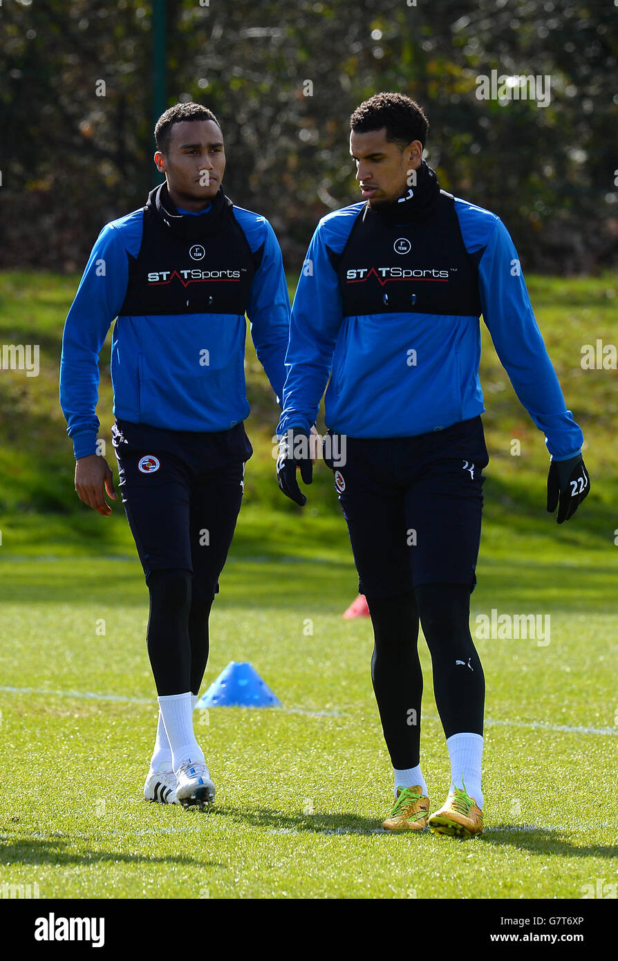 Fußball - Wetten Himmel Meisterschaft - Reading FC Nathan Ake Photocall und Training - Madejski-Stadion Stockfoto