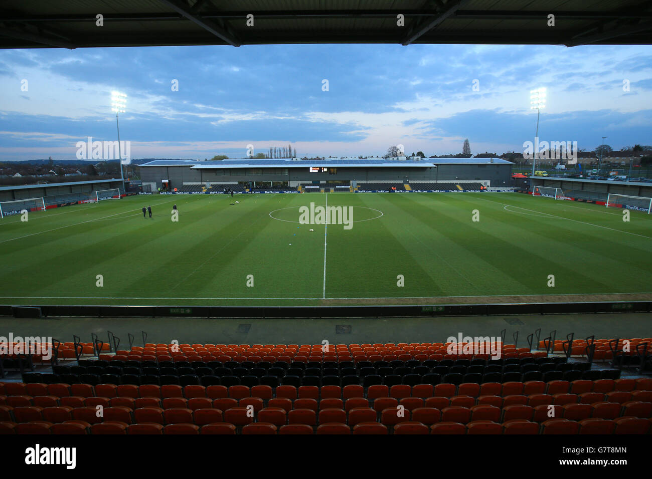 Fußball - International freundlich - England U20 gegen Mexiko U20 - The Hive. Eine allgemeine Ansicht des Hive Stadions Stockfoto