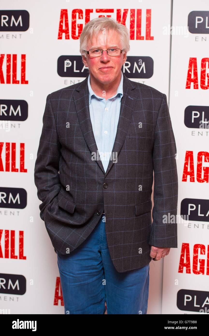 Phil Davis bei einer Vorführung von Age of Kill im Ham Yard Hotel, London. Stockfoto