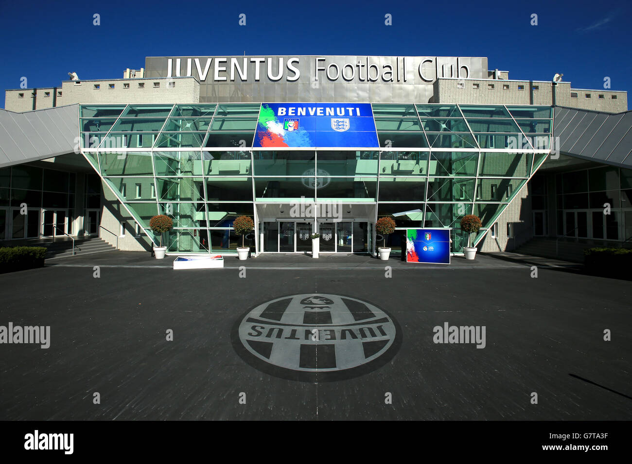 Fußball - International freundlich - Italien gegen England - Juventus Stadium. Gesamtansicht des Juventus Stadions Stockfoto