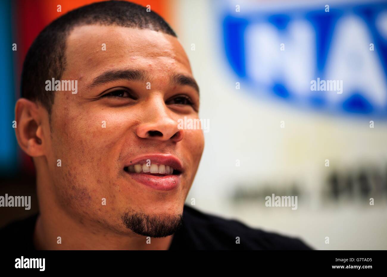 Chris Eubank Jnr während einer Pressekonferenz im Fredericks Restaurant, London. Stockfoto