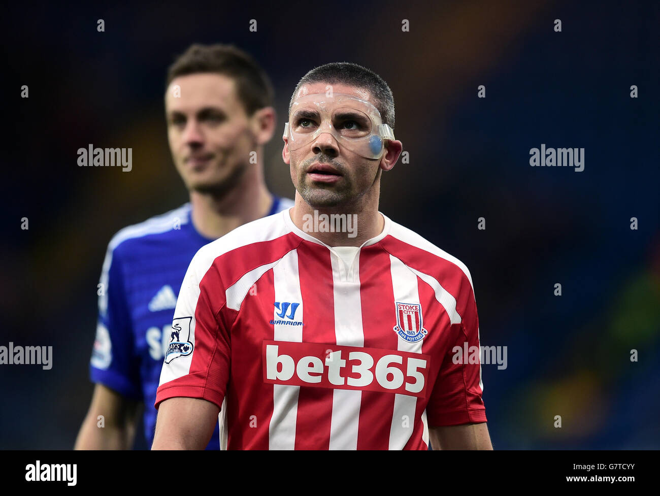 Fußball - Barclays Premier League - Chelsea / Stoke City - Stamford Bridge. Jonathan Walters von Stoke City Stockfoto