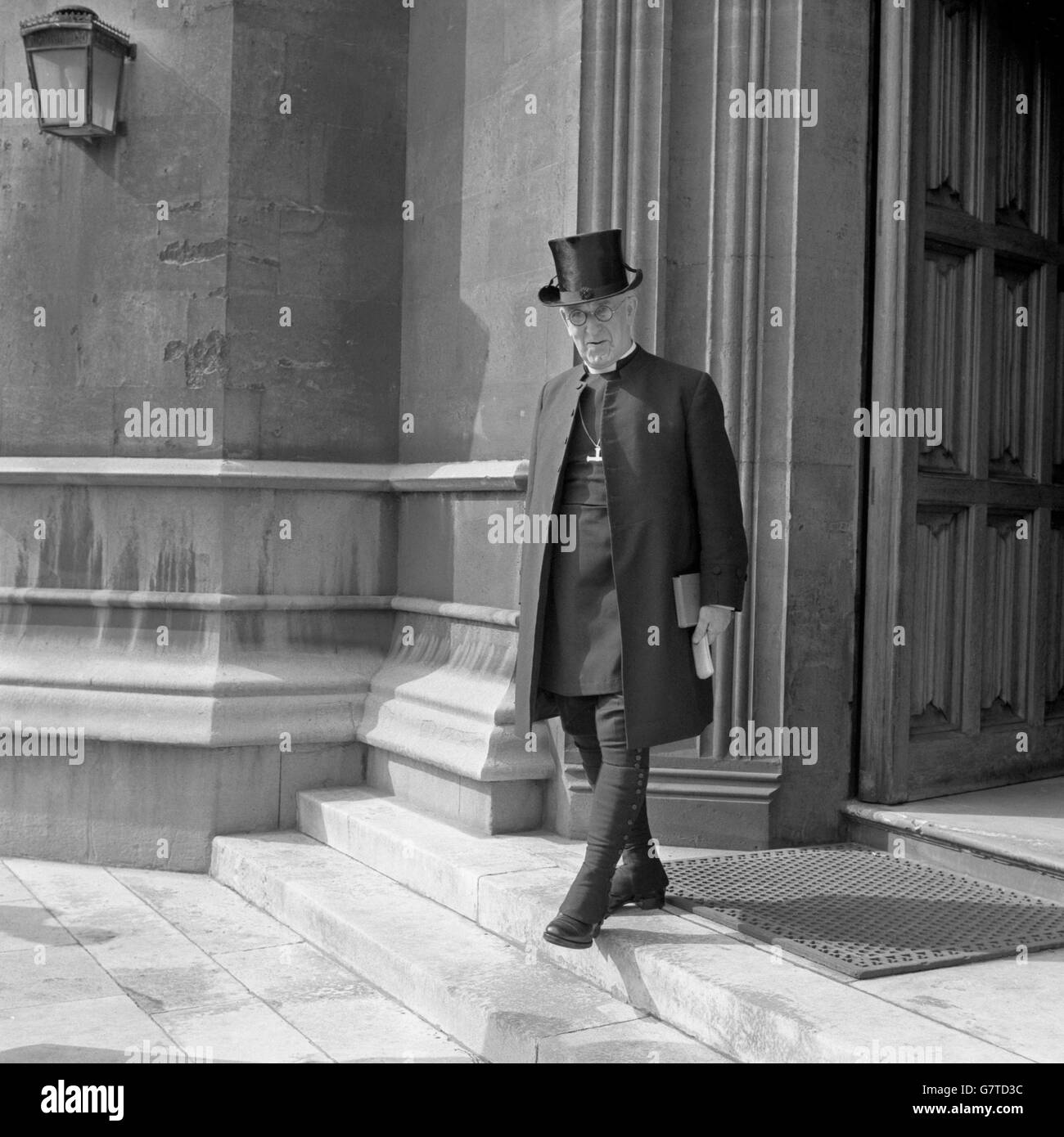 Religion - Erzbischof von Canterbury Blätter für Prinz Andrew Taufe - Lambeth Palace, London Stockfoto