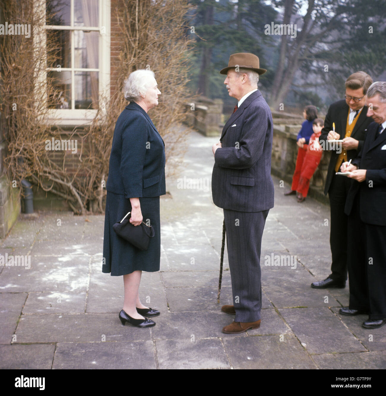 Politik - Harold Macmillan - Birkenhain, Sussex Stockfoto