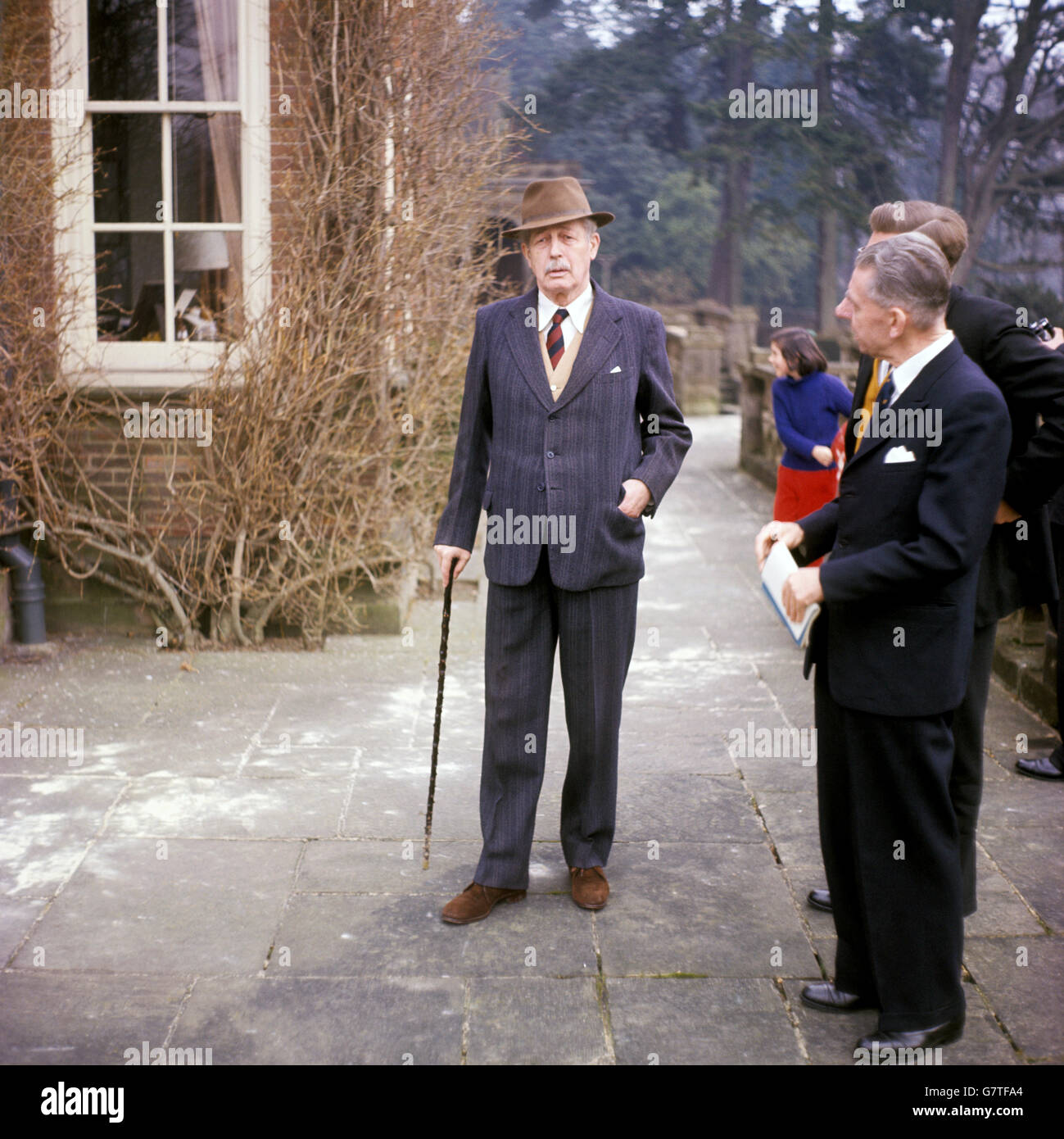 Politik - Harold Macmillan - Birkenhain, Sussex Stockfoto