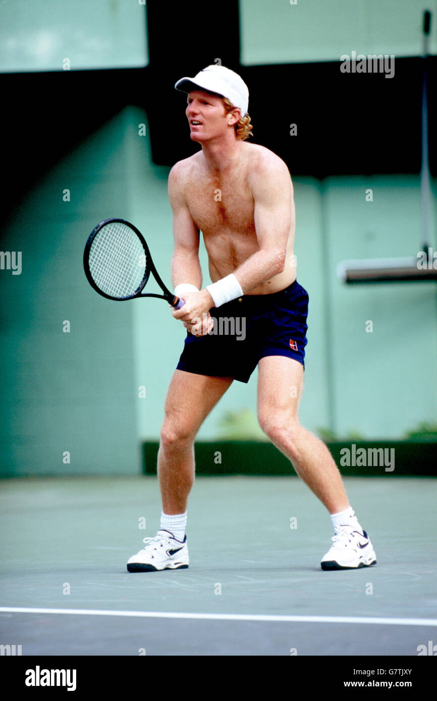 Tennis ATP Lipton Tennis Championship. Jim Courier, USA Stockfotografie Alamy