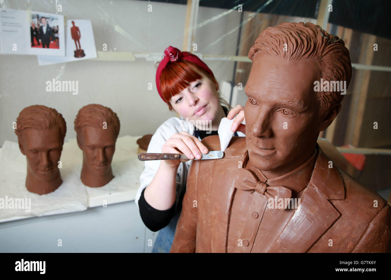 Chocolate Cumberbatch - Brighton. S dishiest TV Drama Schauspieler, just in time for Oster. Stockfoto