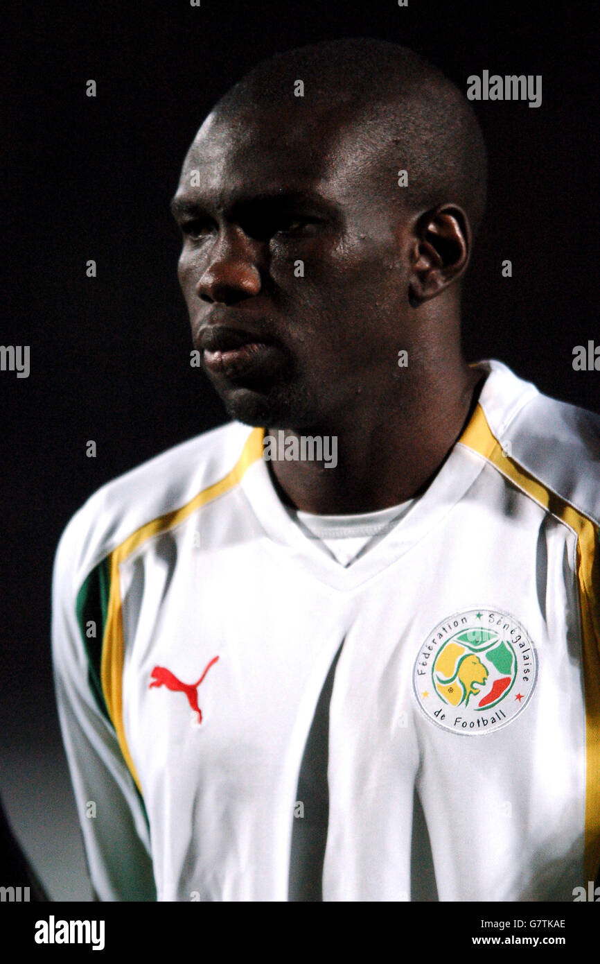 Fußball - Internationale Freundschaften - Kamerun gegen Senegal - Stade Dominique Duvauchelle. Amdy Aye, Senegal Stockfoto