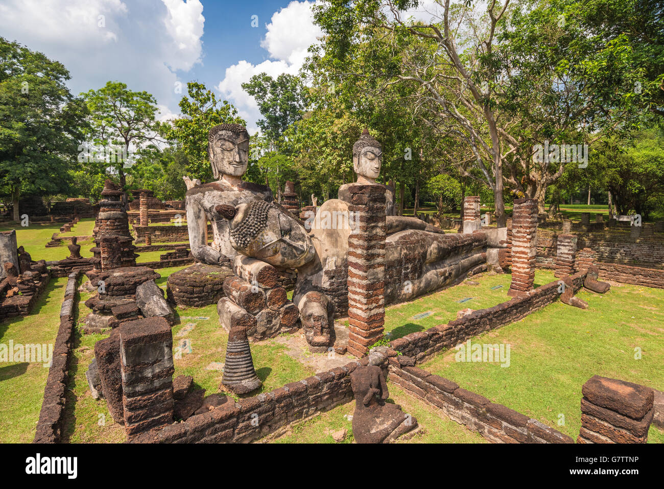 Sukhothai und Kamphaeng Phet historischen Park, Thailand Stockfoto