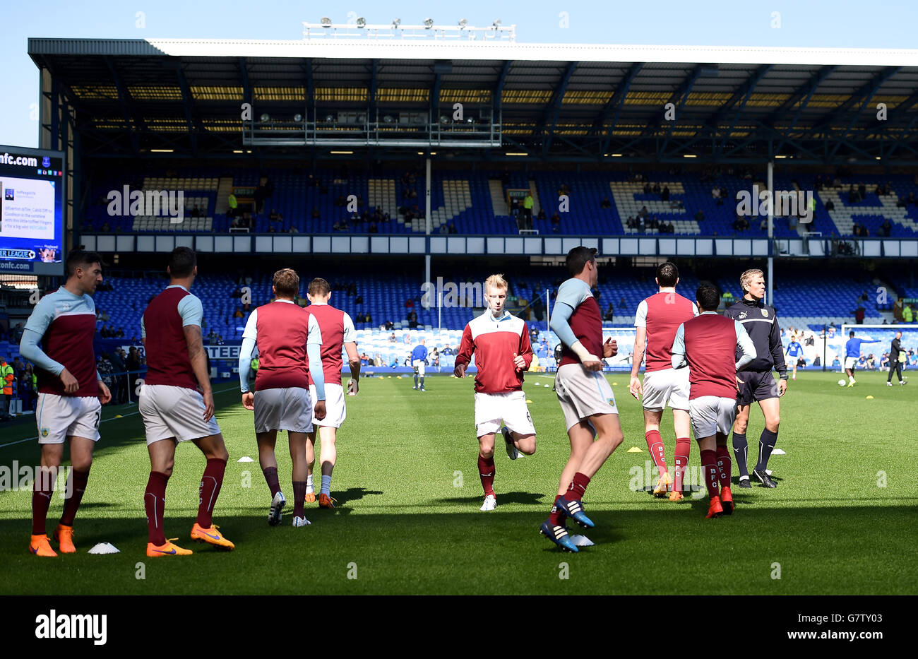 Fußball - Barclays Premier League - Everton V Burnley - Goodison Park Stockfoto