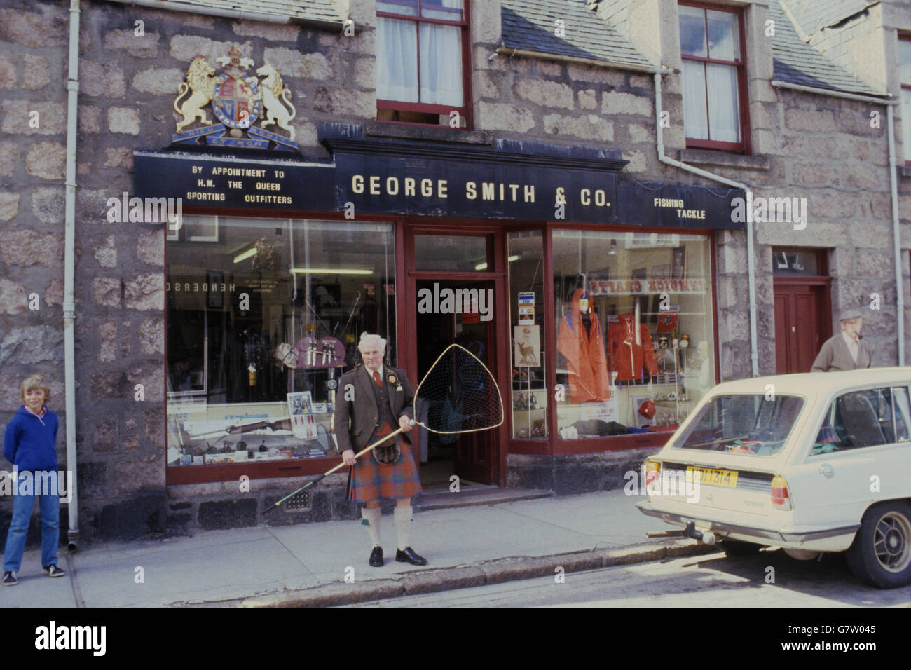 Orte - Balmoral Feature - Ballater, Aberdeenshire Stockfoto