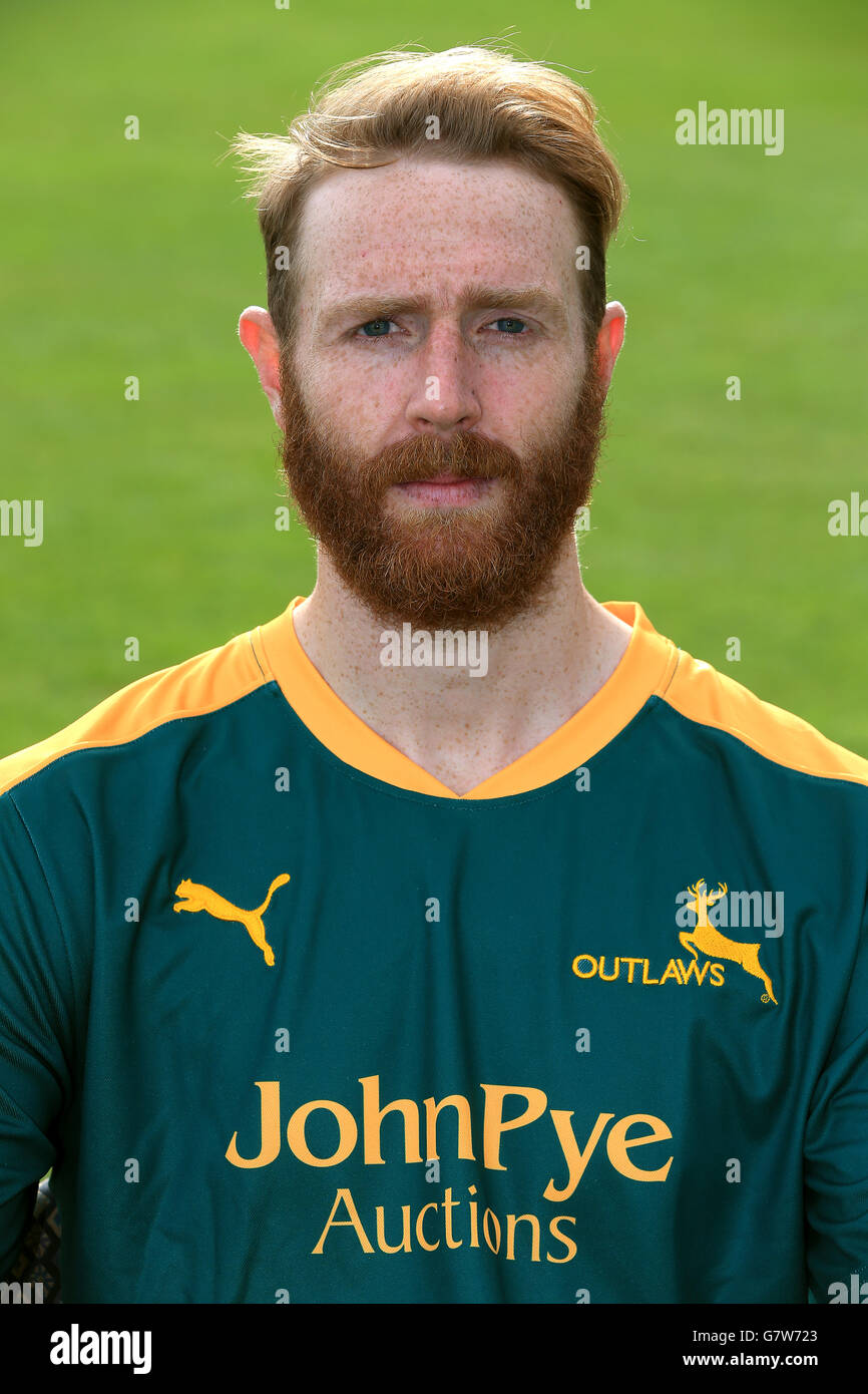 Cricket - 2015 Nottinghamshire CC Media Day - Trent Bridge. Andy Carter, Nottinghamshire Stockfoto