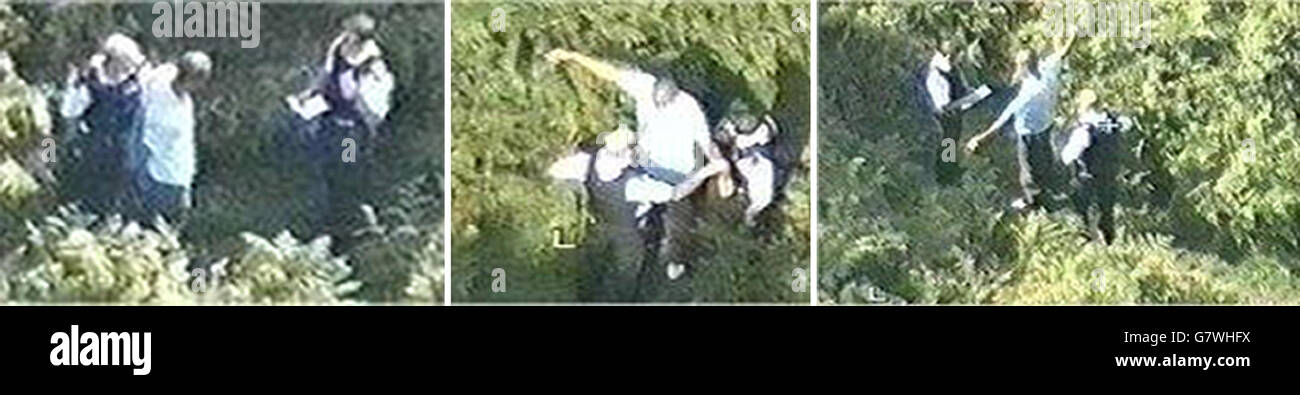 John Barrett Verhaftung Stockfoto