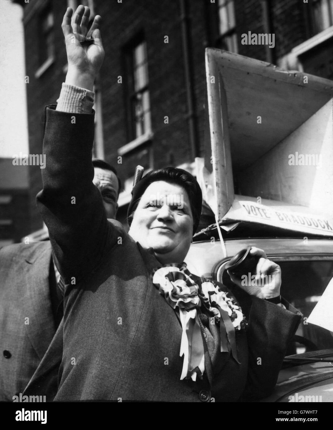 Politik - 1955 Parlamentswahlen - Bessie Braddock - Liverpool Stockfoto