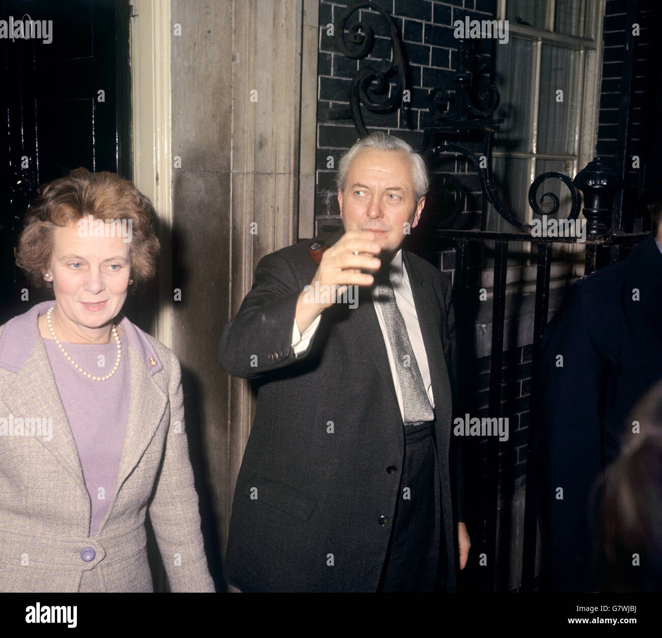 Politik - Parlamentswahl 1966-10 Downing Street Stockfoto