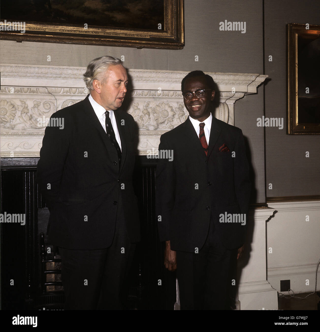 Politik - Ghana Premier besuchen - 10 Downing Street, London Stockfoto
