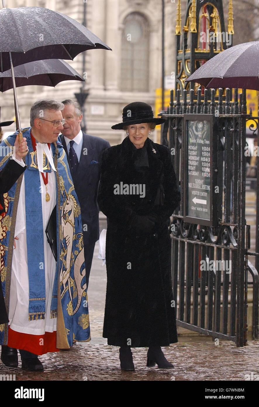 Die richtige Honorable Sir Angus Ogilvy - Service von Thanksgiving - Westminster Abbey Stockfoto