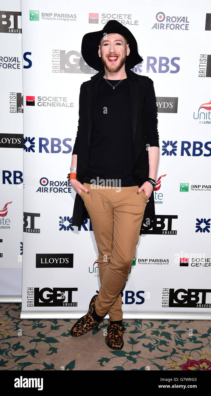 Britischen LGBT-Awards - London Stockfoto