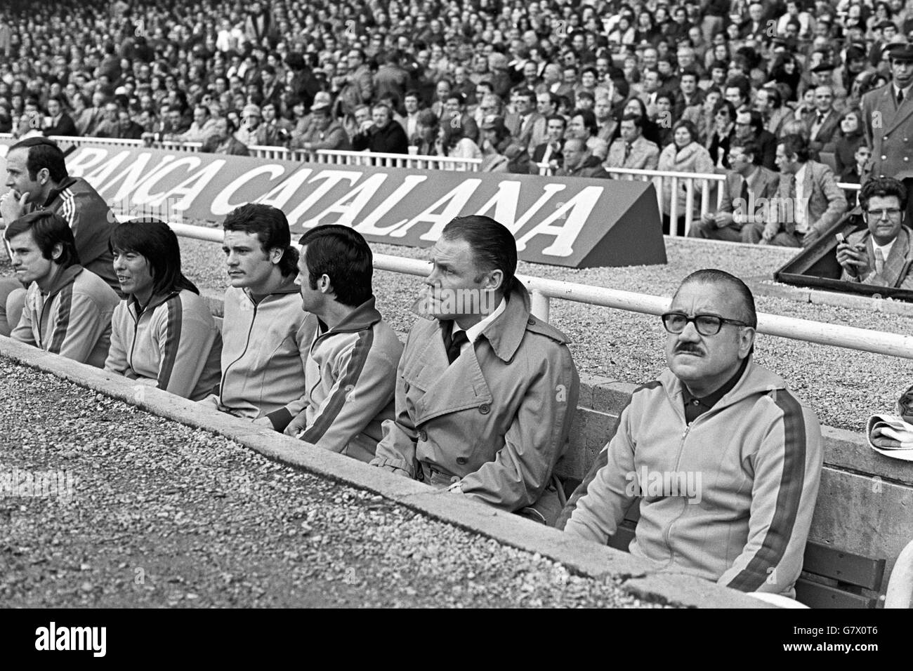 Spanische Fußball - Primera Liga - Barcelona vs. Espanol - Nou Camp Stadion Stockfoto